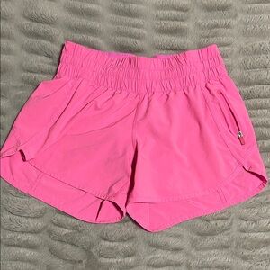 Lululemon Athletica Bright Pink Athletic Shorts